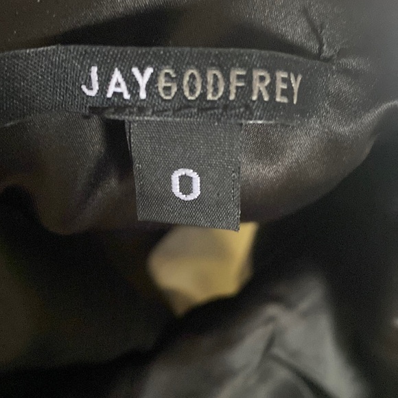 (A54) JAYGODFREY midi sheath color block midi dress, Size 0 - Picture 3 of 8